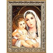 Икона из янтаря “Католическая Богородица“ фото