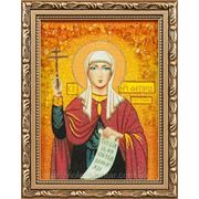 Именная икона из янтаря “Св.Светлана“ фото