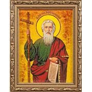 Именная икона из янтаря “Андрей“ фото