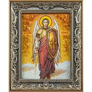 Именная икона из янтаря “Михаил“ фото