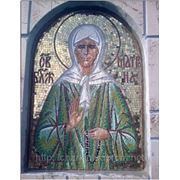 Мозаика Св.Матрона, 0,4х0,3м., Виницкая обл., Барский м-рь фото