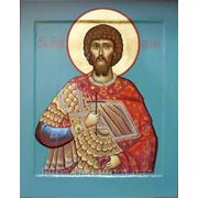 Именная икона “Святой мученик Евгений“. фото