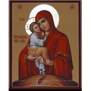 Рукописная Почаевская икона Божией Матери