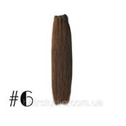 Волосы Remy на трессах длина 50 см оттенок №6 фото