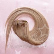 Натуральные волосы на заколках 50 см, 100 грамм, №16 фото