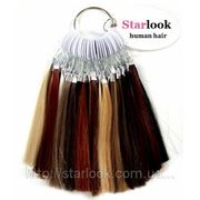 Палитра оттенков натуральных волос “Starlook“ human hair 44 оттенка фото