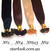 Натуральные европейские волосы на вогнутой кератиновой капсуле фотография