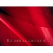 Искусственная кожа стрейч на замше (красная) фото