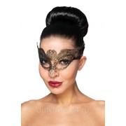 Золотистая карнавальная маска Поррима фото