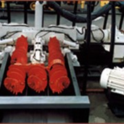 Комплекс БШК - 2Д "БУРАН - ШНЕК" для выемки угля методом выбуривания скважин длиной до 85 м из пластов мощностью 0,5 - 0,8 м с углом залегания до 12° по восстанию и до 9° по падению с сопротивлением резанию до 350 кН/см