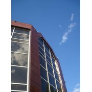 Вентилируемый фасад с отделкой керамогранитом фото