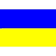 Флаг Украины 100х150 см, шелк фото