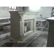 Изготовление мраморных каминов фото