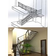 Дизайн лестницы фото