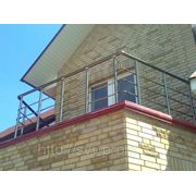 Балконные ограждения-алюминиевые перила фото