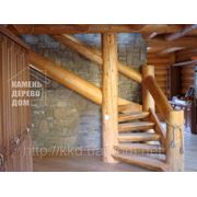 Деревянные лестницы, лестницы из дерева на заказ, лестницы для дома, Киев фото