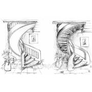 Дизайн лестниц Киев фото