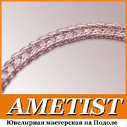 Цепочки ювелирные плетения «Бисмарк наоборот двойной» на заказ в Киеве фото