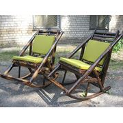 Кресло-качалки из бамбука фото