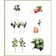 Искусственные декоративные цветы, букеты