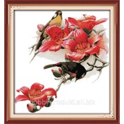 Набор для вышивания “Птицы и цветы“ D117 фотография