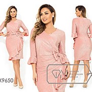 Платье женское с бантиком (3 цвета) - Розовый SD/-630 фотография
