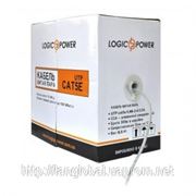 Кабель UTP LogicPower 4x2 Cat5e, CCA, 0,51mm, 305м фото