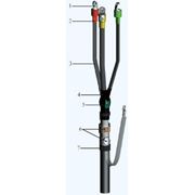 Муфта кабельная концевая 3КВТпН-10 35/50, 6/10 кВ внутренней установки с болтовыми наконечниками
