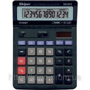 Калькулятор, 14 разрядый, Skiper-870 фото