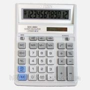 Калькулятор CITIZEN SDC-888 ХWH, бело-серый 12р. фото