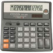 Калькулятор CITIZEN SDC-660, 16р фотография