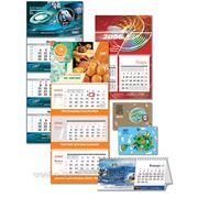 Календари домик с перекидным блоком 100(шт)
