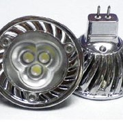 Светодиодная лампа MR16 LED 3X1Вт фото
