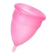 Розовая менструальная чаша - размер S фото