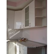 Кухня МДФ краска белая фото