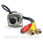 Цветная камера видеонаблюдения CCTV + блок питания фото