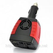 Автомобильный инвертор 12-24V на 220V от 12-150 вт + Зарядное устройство на USB 5V фото
