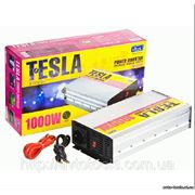 Преобразователь напряжения TESLA ПН-31000/12V-220V/1000W/USB-5VDC0.5A/син.волна/клеммы фото