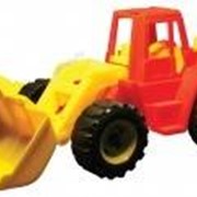 Автотранспортная игрушка Трактор Ангара с грейдером Нордпласт фотография