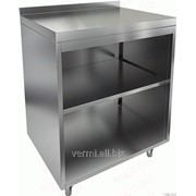 Стол открытый с полкой, с бортом Hicold НБМСОВ-7/5БП фото