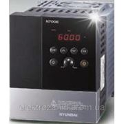Частотный преобразователь HYUNDAI N700E-007HF мощность 0,75 кВт, номинальный ток 3,4 А, 380-480В, производство Корея фото