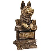 Скульптура Любопытный сторож / Собака 20х37х21см. арт.МК1103 фото