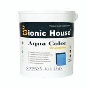 Акриловая краска для дерева Aqua Color. Лессирующая лазурь для внутренних и наружных работ. фото