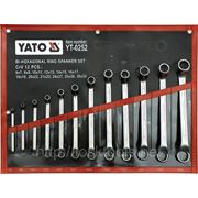 Набор ключей накидных изогнутых 12st 6-32мм YATO-0252