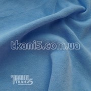 Ткань Велюр хб ( голубой ) 4548
