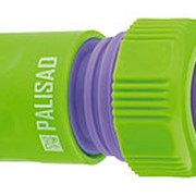 Соединитель пластмассовый быстросъемный для шланга 3/4“ (18мм), аквастоп // PALISAD 66165 фотография