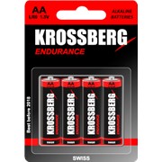 Алкалиновые батарейки Krossberg