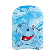 Доска для плавания Spokey HIPPO 29x41x3 см детская Голубой (s0393)