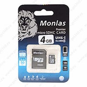 + Monlas Premier MicroSDHC 4 GB фотография