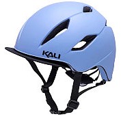 Шлем URBAN/CITY DANU Sld Mat Ice, магнитная застежка 10отверстий 55-58см 286гр, голубой матовый KALI